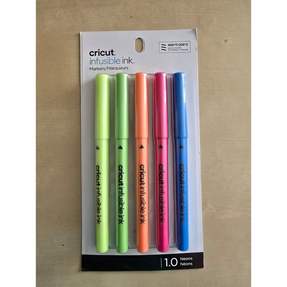 Cricut Infusible Ink Neon Markers Colors ~New in Package - Picture 1 of 2